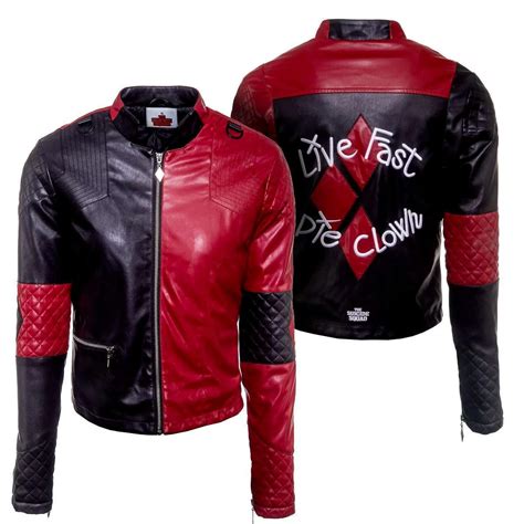 harley quinn jacket replica|harley quinn jacket men.